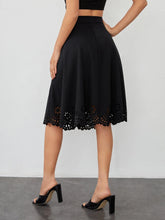 Clasi Scallop Laser Cut Hem Skirt